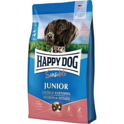 Afbeelding van HAPPY DOG Sensible Junior Droog hondenvoer Zalm, Aardappelen 10 kg