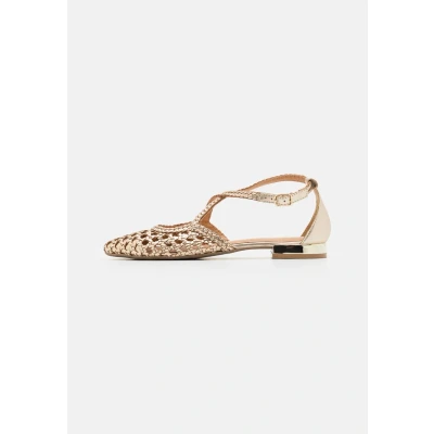 Afbeelding van Gioseppo Leskovic Ballerina&#039;s met enkelbandjes, Dames, Maat: 40, Platino Leer