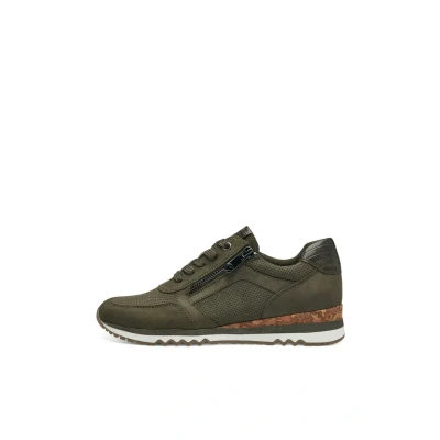 Afbeelding van Marco Tozzi Dames Sneaker 23781 726 Kaki Maat 41