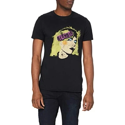 Afbeelding van Blondie Punk Logo Heren T shirt XL Zwart