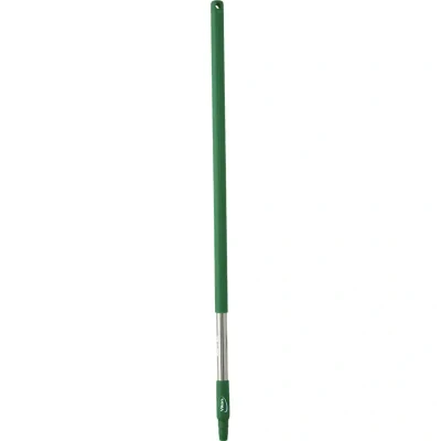 Afbeelding van Vikan Stelen 100cm Korte Ergonomische Rvs Steel Van Roestvrij Staal En Polypropyleen 1025xø 31mm Groen
