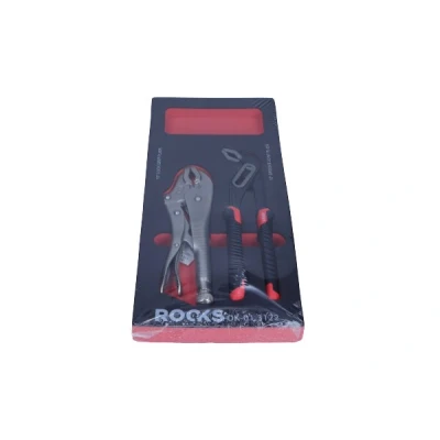 Afbeelding van ROOKS OK 01.3122 Tangenset 2 Chroom vanadium staal