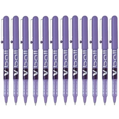 Afbeelding van Pilot 12 V Ball 5 Rollerball met extra fijne punt 0,5 mm, violet