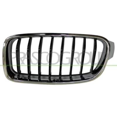 Afbeelding van PRASCO Premium BM0282024 Grille Auto Links Zwart BMW: 3 Touring, Saloon