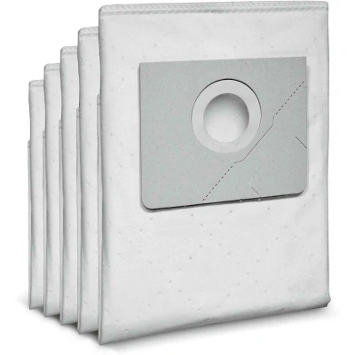 Image de KARCHER 69074800 sachet filtre non tissé résistant à la déchirure classe de poussière M (5 pcs.)