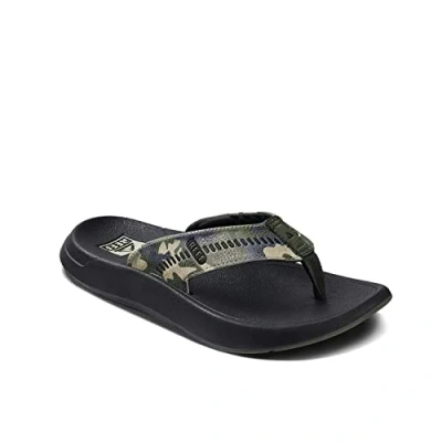 Afbeelding van Reef Swellsole Cruiser Teensandalen camo/grey, Heren, Maat: 41/42, Camo/grey Hoogwaardig imitatieleer