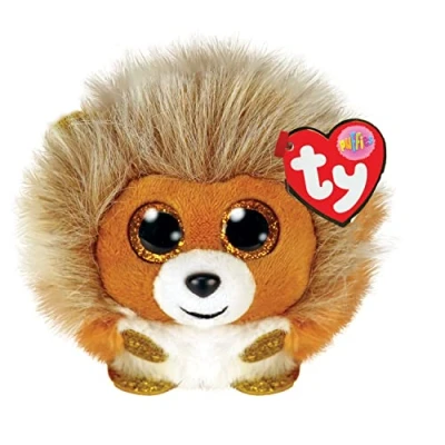Image de Animal en peluche TY Puffies Caesar Le Lion Marron