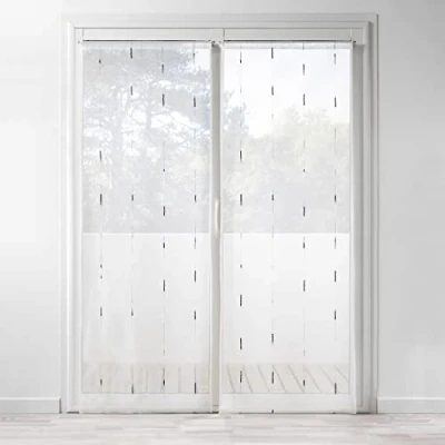 Afbeelding van douceur d&#039;intérieur 1626504 gordijnen, polyester, grijs, 2 x 70 200 cm