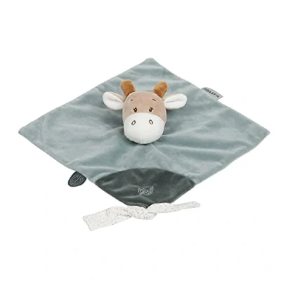 Afbeelding van Nattou Giraf Luna Knuffeldoekje 27x27 cm Groen/Beige