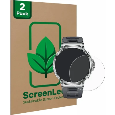 Afbeelding van ScreenLeaf Screenprotector voor Smartwatch V69 1.85&quot; Duurzame schermbescherming Folie Beschermfolie transparant (2 Stuks)