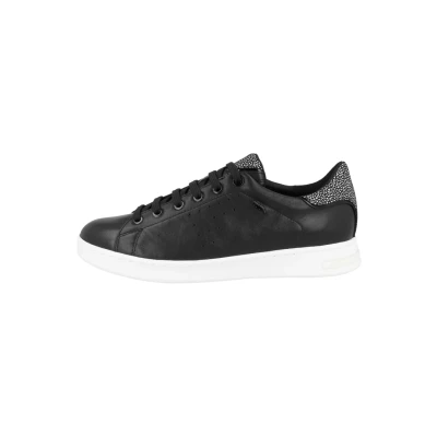 Afbeelding van Geox Jaysen Sneakers laag, Dames, Maat: 38, Black Leer