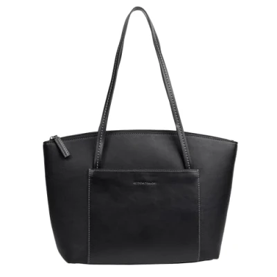 Afbeelding van TOM TAILOR Schoudertas Amaris Zip Shopper Black Zwart