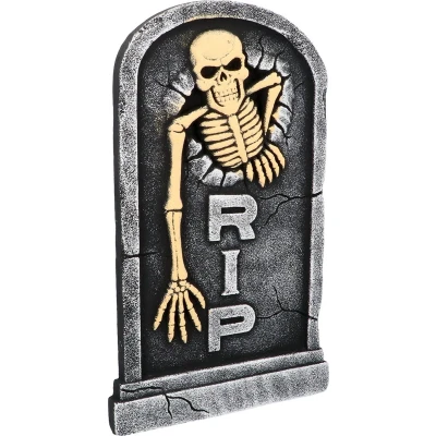 Afbeelding van Boland Grafsteen Skull &#039;RIP&#039; Horror