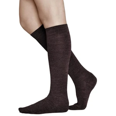 Afbeelding van VITSOCKS Hoge Merino wollen sokken, 80% warm, dames, knielang, voor de winter, Bruin