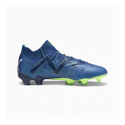 Afbeelding van Puma Future Ultimate FG/AG Voetbalschoenen met kunststof noppen, Heren, Maat: 42, Persian blue/white/pro green Textiel/ synthetisch