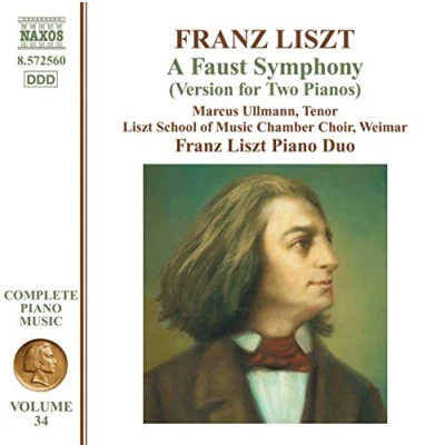 Afbeelding van Franz Liszt Piano Duo A Faust Symphony (Version For Two Pianos) (CD)