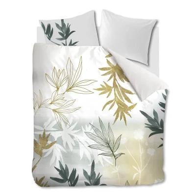 Afbeelding van Snoozing Arlena Dekbedovertrek Tweepersoons 200x200/220 cm Green