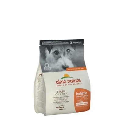 Afbeelding van Almo Nature Hond Holistic Droogvoer voor Kleine Hondenrassen Maintenance Rundvlees, Kip, Zalm, Lam of Vette vis in 400gr 2kg Smaak: Lam, Gewicht: