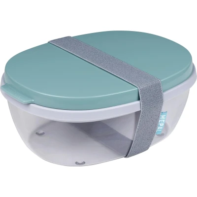Afbeelding van Saladebox Ellipse Nordic Green Mepal Voedselveilig Bpavrij