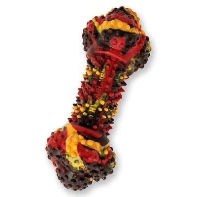Afbeelding van Kauwspeelgoed voor honden Nylabone Strong Chew Bacon Kaas Hamburgers Rubber Maat M