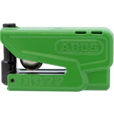 Afbeelding van ABUS Detecto XPlus 8077 2.0 Graniet schijfslot met alarm en intelligent vooralarm, gehard staal, voor de bescherming van hoogwaardige motorfietsen, groen