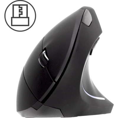 Afbeelding van imoshion Ergonomische Draadloze Muis Rechtshandige Draadloos USB A Zwart