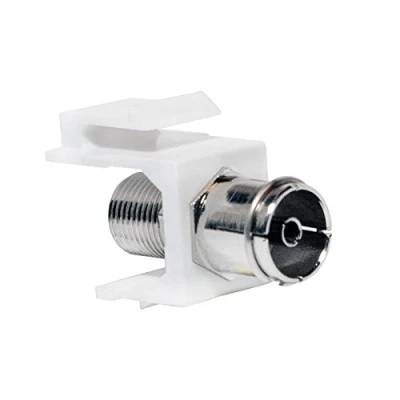 Afbeelding van Keystone module F (v) Coax IEC / wit