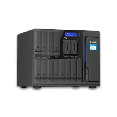 Afbeelding van QNAP TS1655 8G krachtige 2,5 GbE hybride opslagoplossing, 8 kernen en NAS met hoge capaciteit 16 sleuven