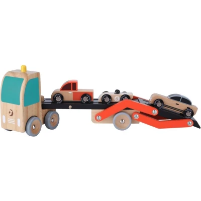 Afbeelding van Classic World Autotransporter met Auto&#039;s, 4dlg.