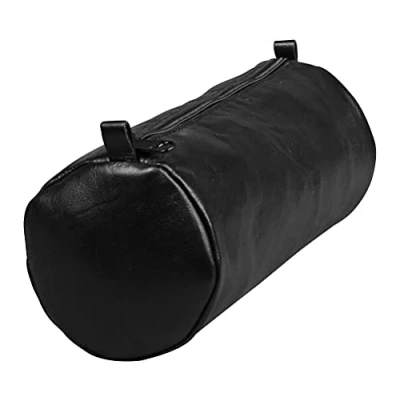 Image de Trousse Clairefontaine Cuir Grande ronde 22 x 8 cm Noir