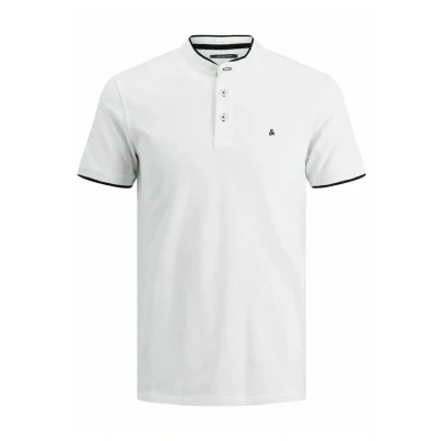 Afbeelding van Jack &amp; Jones Epaulos MAO SS NOOS Tshirt basic, Heren, Maat: XS, White