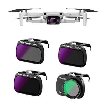Afbeelding van NEEWER Set van 4 meerlaagse ND filters HD ND8 + ND16 ND32 CPL compatibel met DJI Mavic Mini 2 SE 2SE