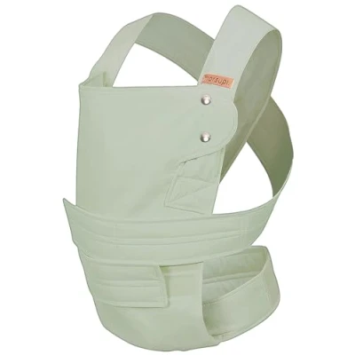 Afbeelding van Marsupi Breeze Pistachio maat S/M taille 65 100cm luchtige draagzak