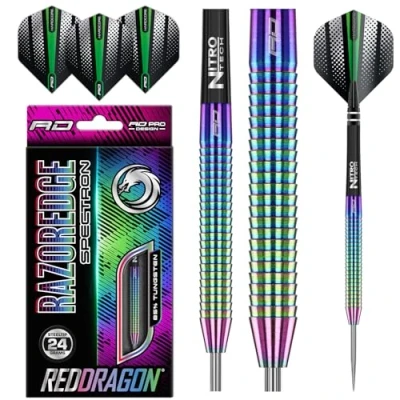 Afbeelding van RED DRAGON Razor Edge Spectron: Steeltip Tungsten Dartpijlen Professioneel 24 gram
