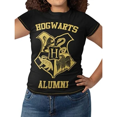 Afbeelding van HARRY POTTER Hogwarts T shirt voor dames, Meerkleurig