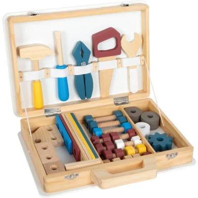 Afbeelding van Houten gereedschapskoffer &#039;&#039;Workshop&#039;&#039;