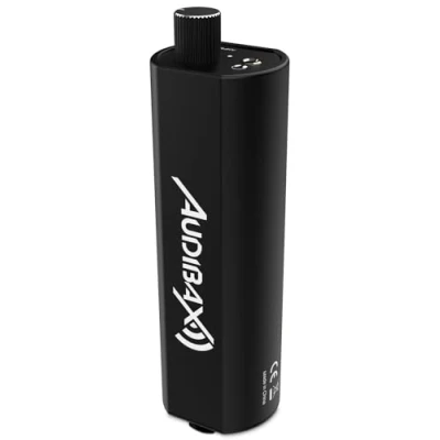 Afbeelding van Audibax AHP 100P passieve persoonlijke monitor, professioneel IEM systeem voor studio, live optredens of bandrepetitie, schakeling, geïntegreerde volumeregeling