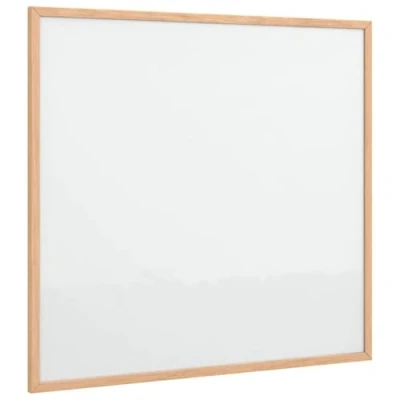 Afbeelding van vidaXL Magnetisch whiteboard met massief grenenhouten frame 60x55 cm