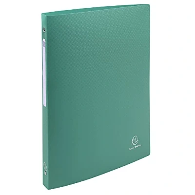 Image de Classeur Exacompta 4 annx polypro 32x25cm Opaque Dos 20mm Vert