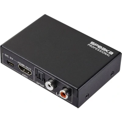 Afbeelding van SpeaKa Professional Audio Converter [HDMI HDMI] 3840 x 2160 Pixel