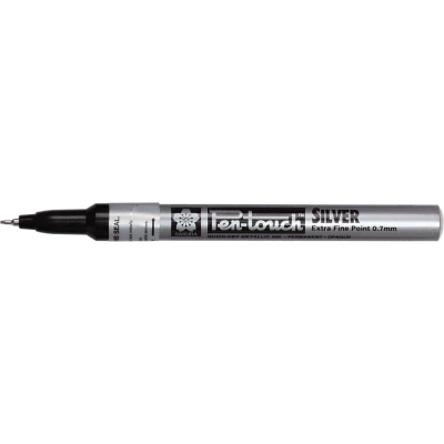 Afbeelding van Viltstift Sakura pen touch EF zilver 1 2mm