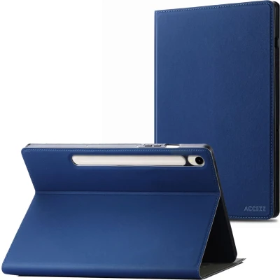 Afbeelding van Accezz Tablet Hoes Geschikt voor Samsung Galaxy Tab S9 11.0 inch FE / Classic Case Donkerblauw