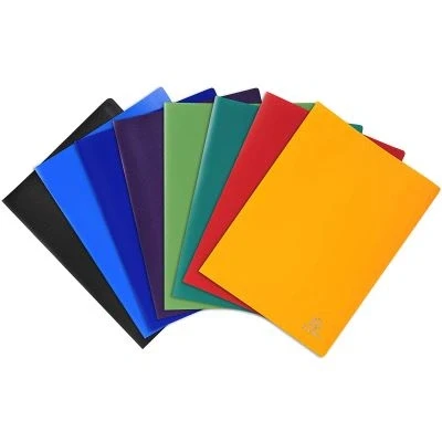 Image de Exacompta 8590E Dossiers Étuis en PVC, A4, Multicolore, 1 Paquet de 8