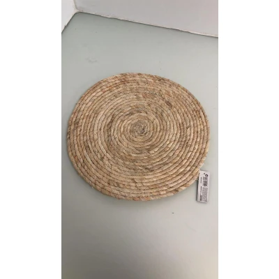 Afbeelding van Rieten gevlochten placemats 38 cm rond