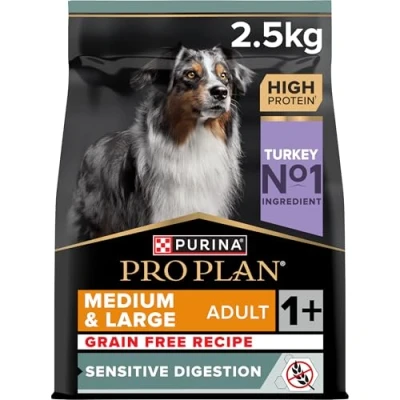 Afbeelding van Pro Plan Optidigest Adult Grain Free Medium Large 4 X 2.5 kg