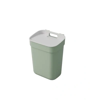 Image de CURVER Poubelle de Tri 10L &quot;Ready To Collect&quot; Idéal sous Evier Avec Support Mural pour Mur ou Porte Cuisine, Salle Bain, Buanderie 100% Recyclé Vert