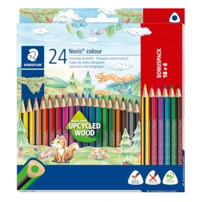 Afbeelding van Staedtler Kleurpotlood Noris Driehoek 187 C18P1 1 set(s)