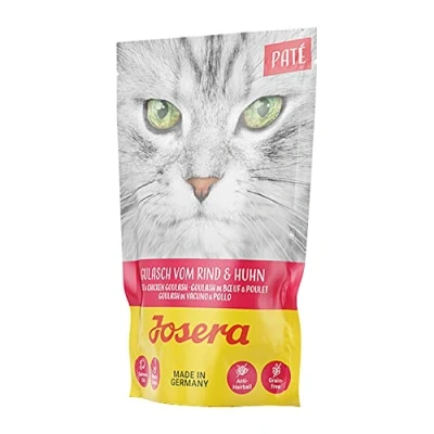 Afbeelding van 16x85g Goulash van Rund &amp; Kip Josera Paté Kattenvoer nat