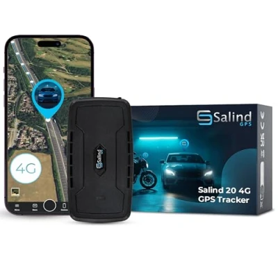 Afbeelding van SALIND 20 GPS tracker 4G voor auto, machines, boten, inclusief magneet lange afstand Tracking apparaat 20.000mAh