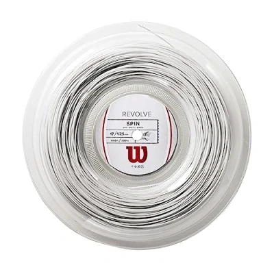 Afbeelding van Wilson Revolve racketkabel, 2 m rol, wit, 1,25 mm, unisex, WRZ906600